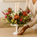 Floral Centerpiece with Candles