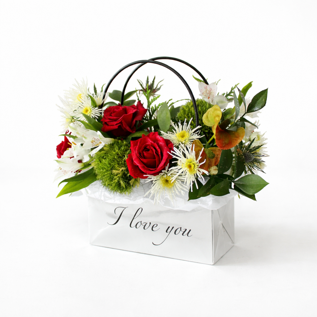 Custom Mirrored Floral Box – Personalized (Up to 25 Characters)